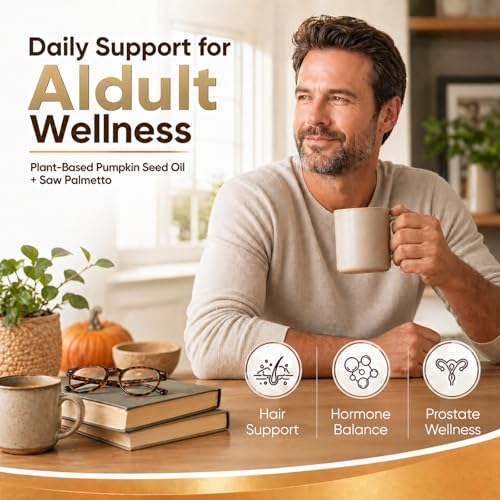 Saw Palmetto & Pumpkin Seed Oil Softgels – 300 Count
