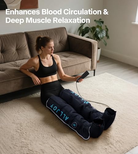 ALLJOY Pro Leg Compression Boots - 5-Zone Sequential Massager