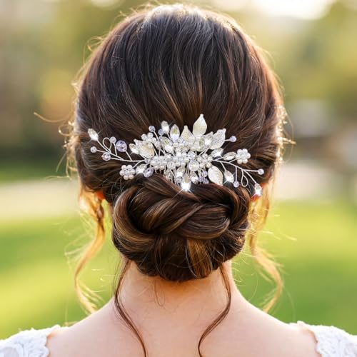 Crystal Pearl Bridal Hair Comb – Wedding Hair Accessory