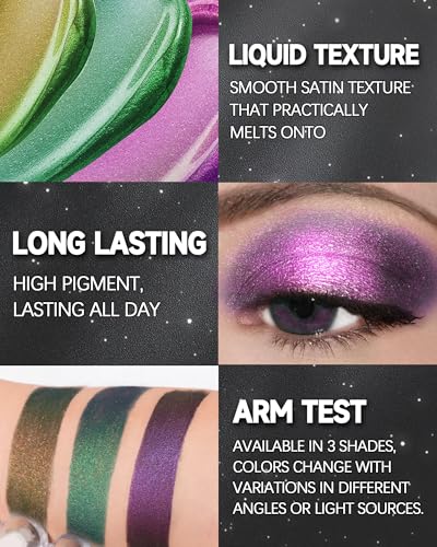 Holographic Chameleon Liquid Eyeshadow by LYSdefeu