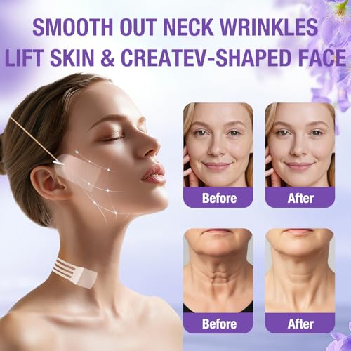 Invisible Face & Neck Lifting Patches - 38pc V-Line Tightening Strips