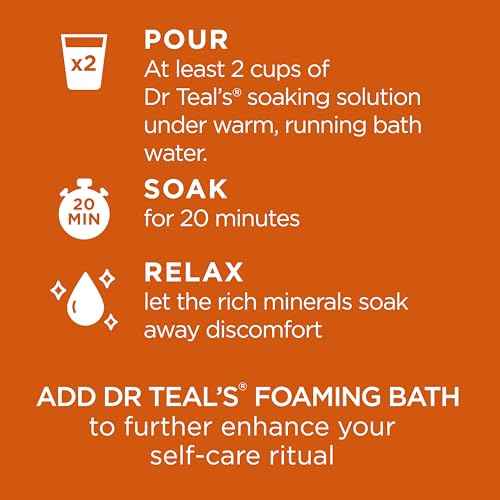 Dr Teal's Epsom Salt Magnesium Soak, Cozy Fireside, 3 lbs