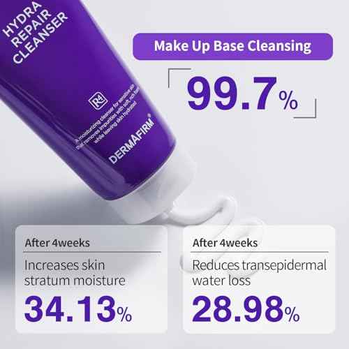 Dermafirm Hydra Repair Cleanser R4 Perilla Purple 150g ? Hydrating and Soothing Facial Cleanser for Sensitive Skin