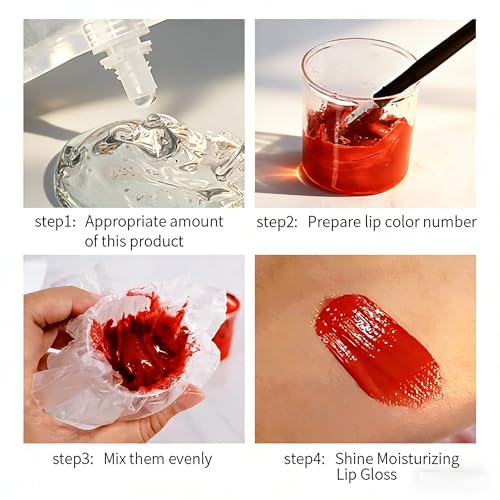 3x50ml Clear Lip Gloss Base | DIY Moisturizing Vegan Formula
