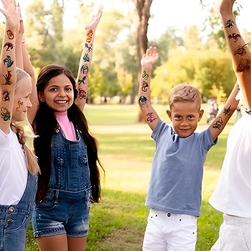 Dragon Temporary Tattoos Party Favors - 300+ Stickers for Kids