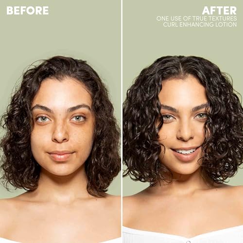Mizani True Textures Curl Enhancing Lotion - Leave In Curl Cream for Curly Hair with Coconut Oil & Olive Oil, Frizz Control, Adds Hair Shine, No Drying Alcohols, Paraben-Free, (Pack of 2)