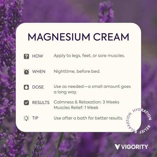 Vigority Relaxation & Skin Nourishment Duo- Magnesium Cream and Stretch Mark Prevention Cream