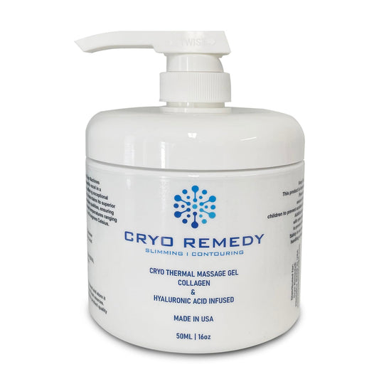 Cryo Preparation Gel - Conductive Gel for use with RF Facial Firming, Reducing Cellulite, Toning and Slimming Machines - 16Oz 500ml