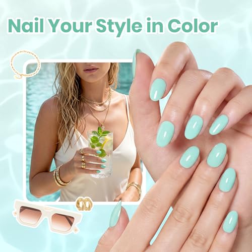 Beetles Mint Green Nail Polish - Jelly Mint Seafoam