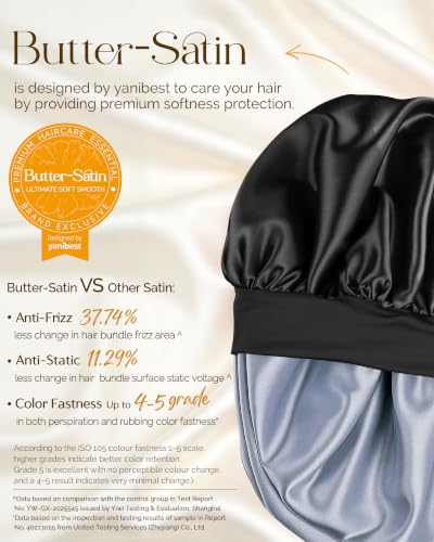 Satin Sleep Bonnet for Natural Hair & Braids