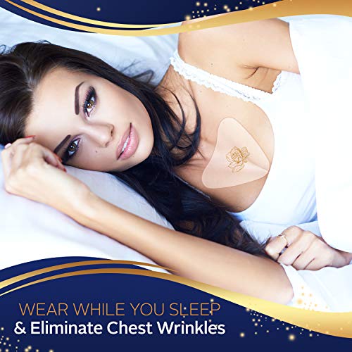 PureSkin Chest Wrinkle Pads-3 PACK-Decollete Anti Wrinkle Chest Pads | Silicone Patches for Wrinkles | Chest Wrinkle Pads Sleeping Reusable | Chest Wrinkles | Silicone Chest Pads