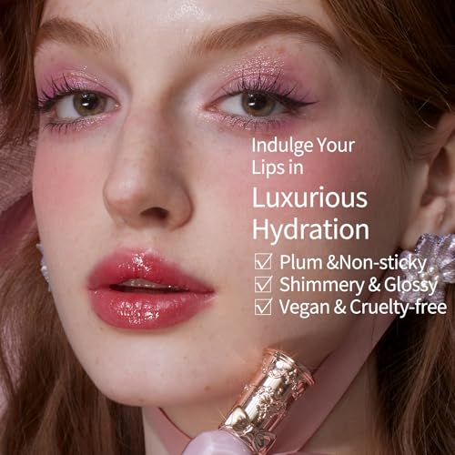 Flower Knows Rococo Glowy Lip Gloss - G02 Hot Pink Shimmer