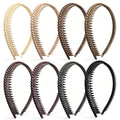 8-Piece Non-Slip Toothed Headbands Set for Women