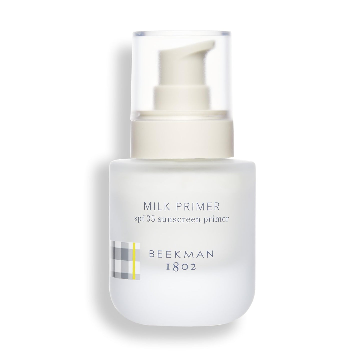 Beekman 1802 Milk Primer for Face - Oxybenzone & Fragrance Free - 1 oz - SPF 35 Mineral Sunscreen, Moisturizer & Makeup Primer - Invisible & No White Cast - Good for Sensitive Skin - Cruelty Free