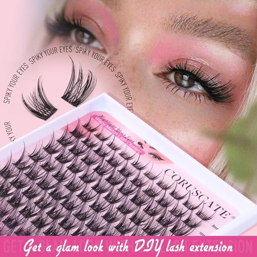 CORUSCATE Wispy Manga Lash Clusters 8-16mm DIY Eyelashes