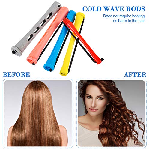 WILLBOND 60-Piece Hair Perm Rods Set – Assorted Sizes Curling Rollers