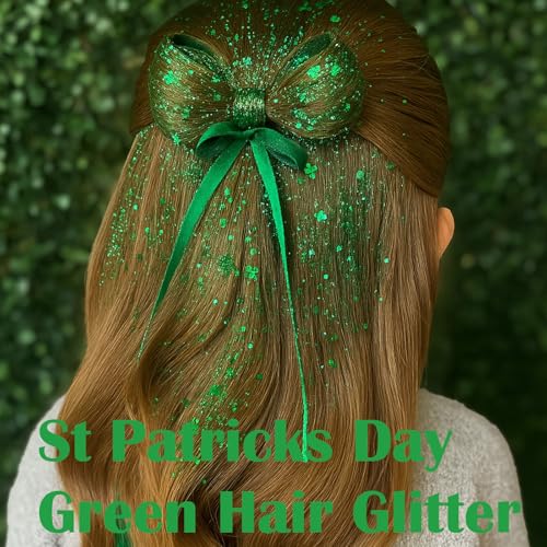 Paminify Green Face Glitter Gel - 4 Unique Styles for St. Patrick's Day