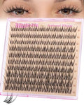 Spider Lash Clusters 10-14mm CC Curly Clear Band Eyelashes