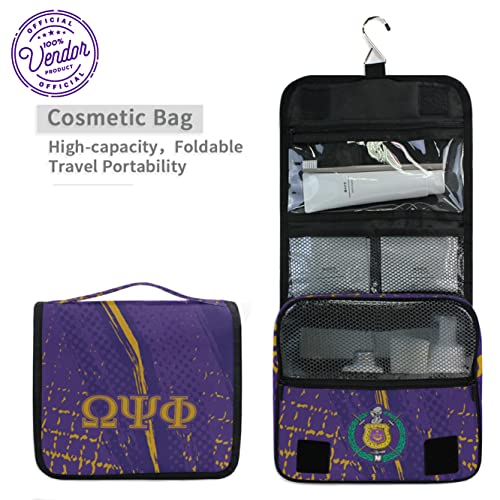 Omega Psi Phi Fraternity Paraphernalia - Toiletry Travel Bag Organizer - Collection - Official Vendor