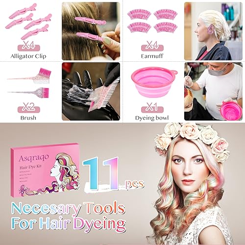 Hair Coloring Kit 11-Piece - Professional Salon Tools