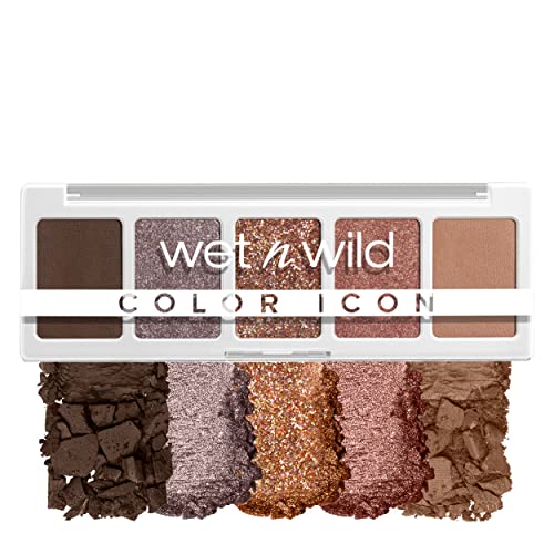 wet n wild 5 Pan Eyeshadow Palettes Bundle - Pink Camo-flaunt & Purple Petalette