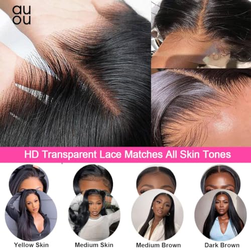 30" 13x6 Straight Lace Front Wig - 200% Density Virgin Human Hair
