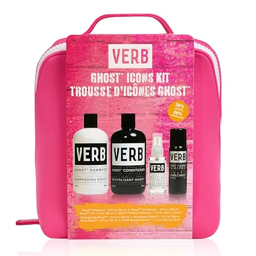 Ghost Trio Kit - Bestselling Weightless Ghost Collection for Fine to Medium Hair - Smooth Shine + Frizz Control