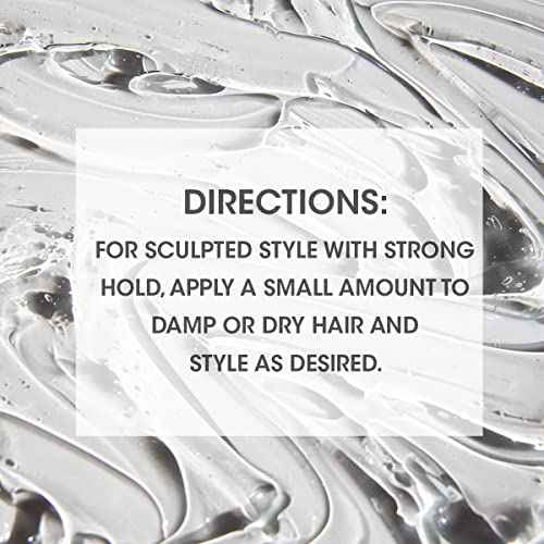 SEVEN Haircare KENTE SCULPT Hair Gel for Women & Men, Strong Hold Styling Gel with Aloe Vera & Cucumber, Alcohol-Free, Flake Free for Curly, Frizzy Hair, Made in USA, 4oz