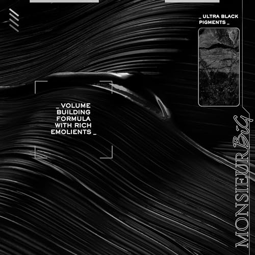 Lanc?me Monsieur Big Waterproof Mascara ? Instant Volume Mascara with False Lash Effect ? Up to 12x More Volume & 24-Hour Wear - Volumizing & Lengthening Mascara - Smudge and Flake Free ? Black