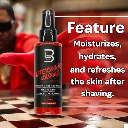 L3 Level 3 After Shave Spray Cologne - Softens Skin - Refreshes and Relieves Face and Skin - Moisturizing Formula Level Three After Shaving