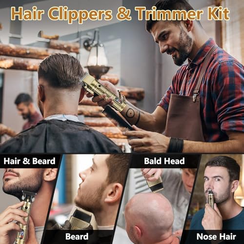 Saoilli Professional Hair Clippers & Beard Trimmer Set