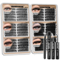 FLOMAZE 530 pcs Lash Cluster Kit - DIY Eyelash Extensions