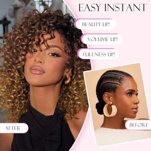 Celie Miracle Knots Crochet Hair Feather Style 12 Inch T30/27 for Black Women
