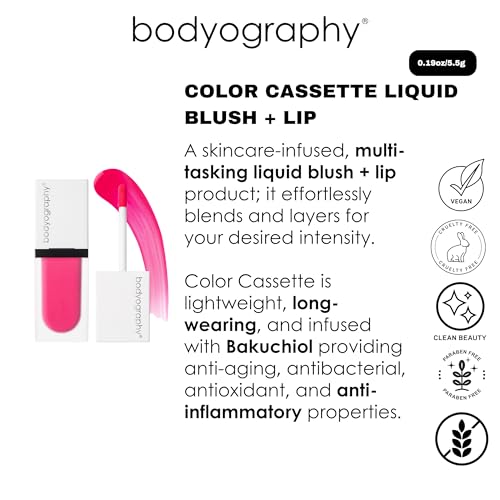 Bodyography Color Cassette Liquid Blush & Lip Tint - Melody