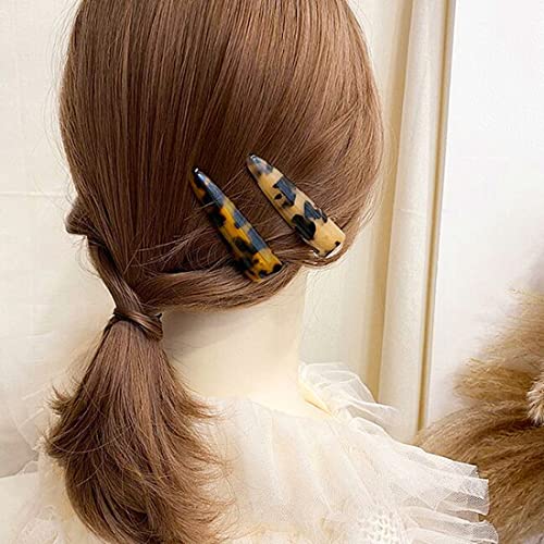 Sinide Hair Barrettes 6pcs Hair Clips Tortoise Leopard Print Hair Jaw Clips Hair Clamps Hair Accessories for Women Girls