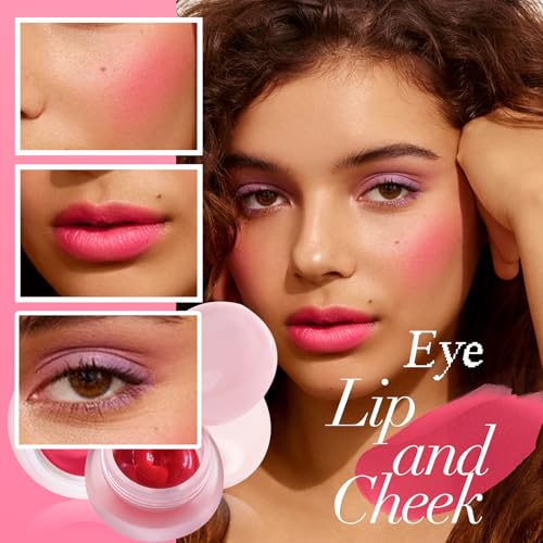 Cream Blush Lip Tint 3-in-1 Matte Makeup (6 Colors)