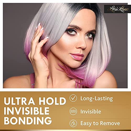 Wig Glue for Front Lace Wig - Waterproof Lace Glue - Latex-Free and Oil-Resistant Hair Adhesive Glue - Strong Hold Bonding - 1.3 fl oz