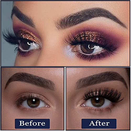 3D Magnetic Eyelashes with Magnetic Eyeliner Kit - 10 Pairs