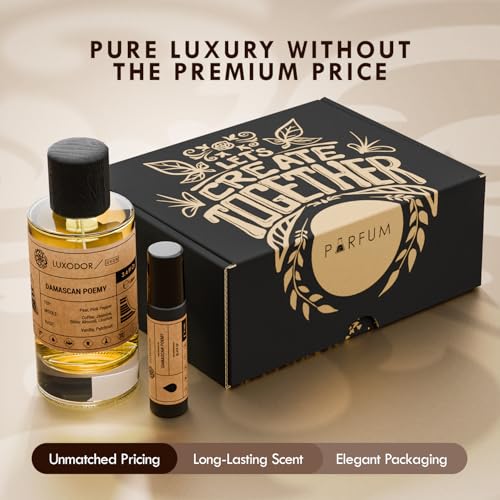 Damascus Poemy Women's Perfume 3.4oz + 10ml Roll-On