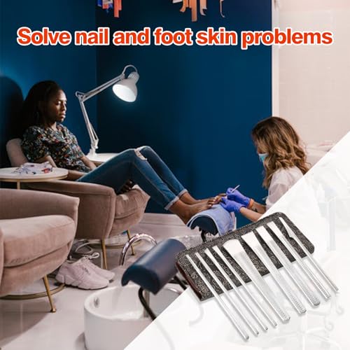 Pedicure Knife Kit 9Pcs, Nail Knives Tools, Foot Care Supplies with Storage Bag