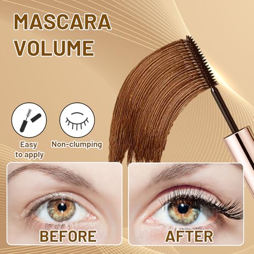 Iron Wand Mascara Duo - Black & Brown Tubing (2 Pack)