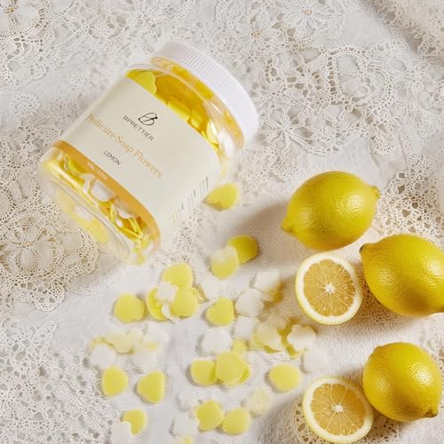 BPrettier Lemon Pedicure Soap Flower Petals Foot Soak Sheets - 100g