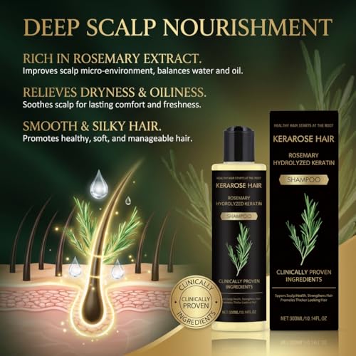 Rosemary Shampoo for Hair Growth | Biotin & Keratin Formula