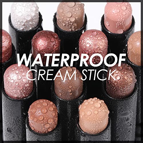 FOCALLURE Shimmer Matte Cream Eyeshadow Stick - Waterproof