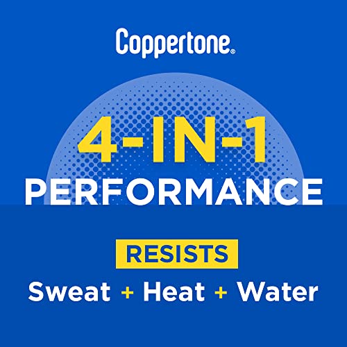 Coppertone SPORT Sunscreen SPF 50 Lotion, Water Resistant Sunscreen, Body Sunscreen Lotion, 7 Fl Oz (Pack of 12)