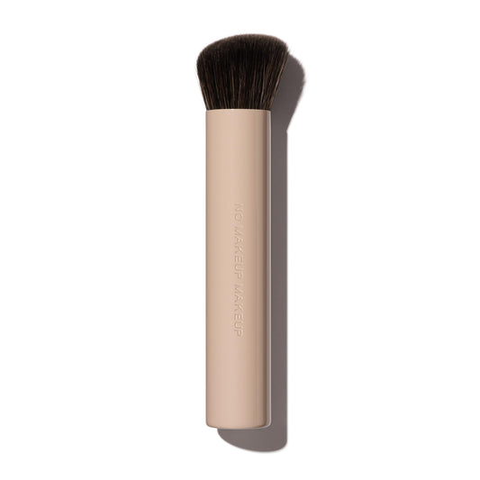 No Makeup Makeup Perfect Foundation Brush | For Cream, Liquid & Powder Face Makeup | Beauty Applicator with Slightly Slanted Soft Top for Blending, Buffing, Concealing & Stippling | 5-inch