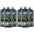 Dial Men 3in1 Body,Hair and Face Wash,Recharge, (23 fl oz Bottles),(Pack of 6)