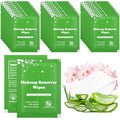 100 PCS Makeup Remover Wipes, Individually Wrapped Wet Wipes for Makeups Remover, Travel Size Facial Cleansing Wipe Bulk, Makeup Wipe for Travel Wedding Hotel