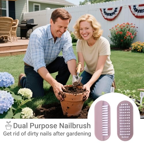 4-Pack Nail Brush for Cleaning Fingernails | Dual-Sided Bristles