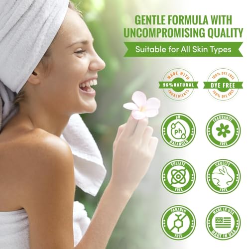 Manuka Honey Eczema and Psoriasis Body Wash ? Organic, Natural Body Wash with Aloe Vera, Cehami, and Manuka Honey ? Plant-Based, Sulfate-Free, Cruelty-Free Skincare